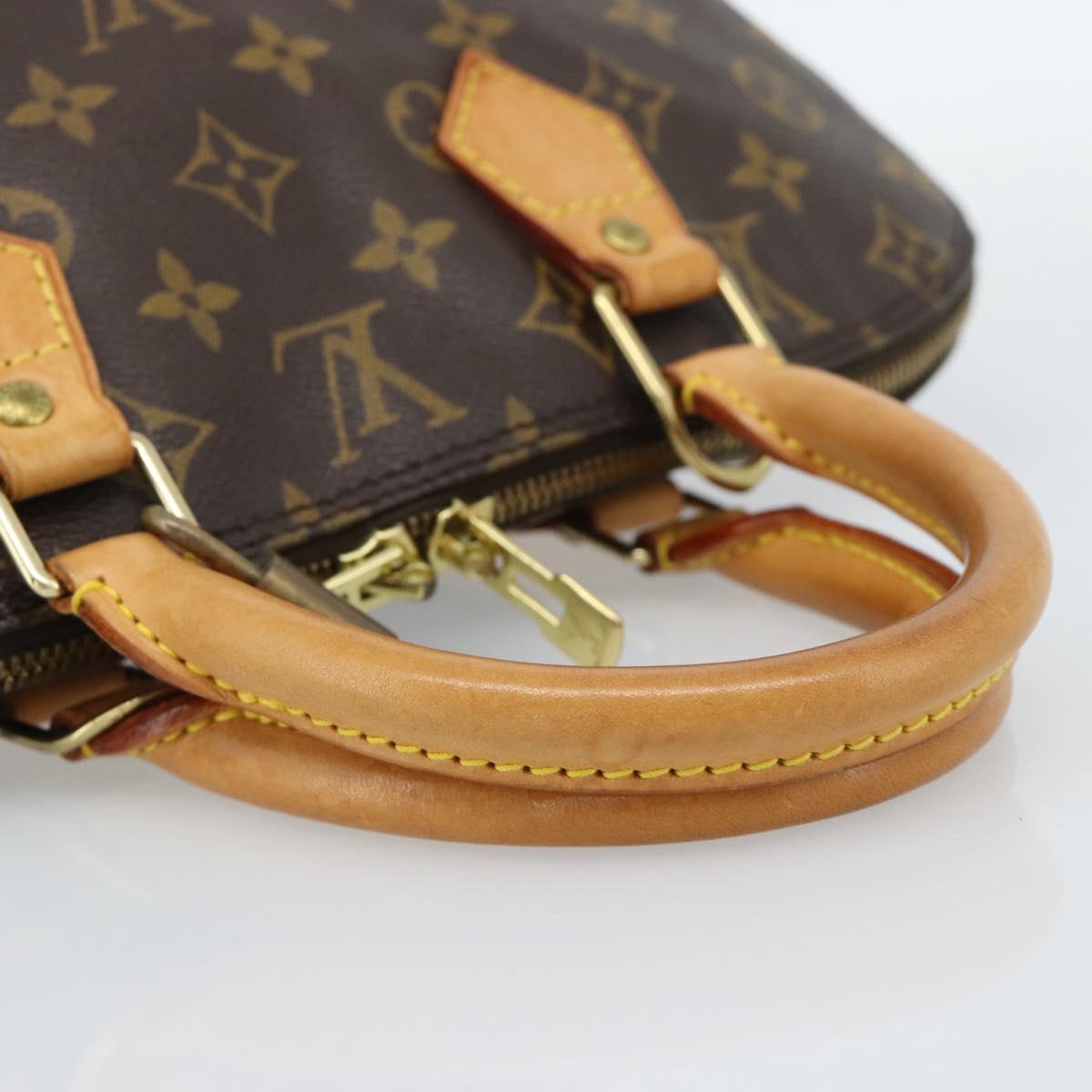 LOUIS VUITTON Monogram Alma Hand Bag M51130 LV Auth 185712A
