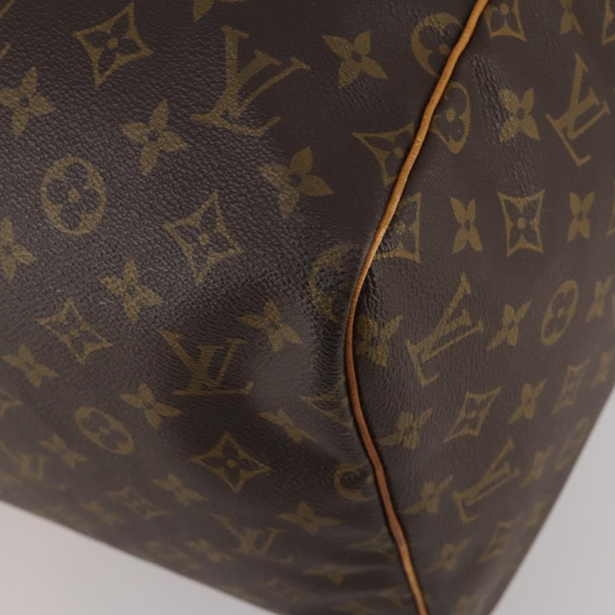 LOUIS VUITTON Monogram Sac Souple 55 Boston Bag M41622 LV Auth 185716A