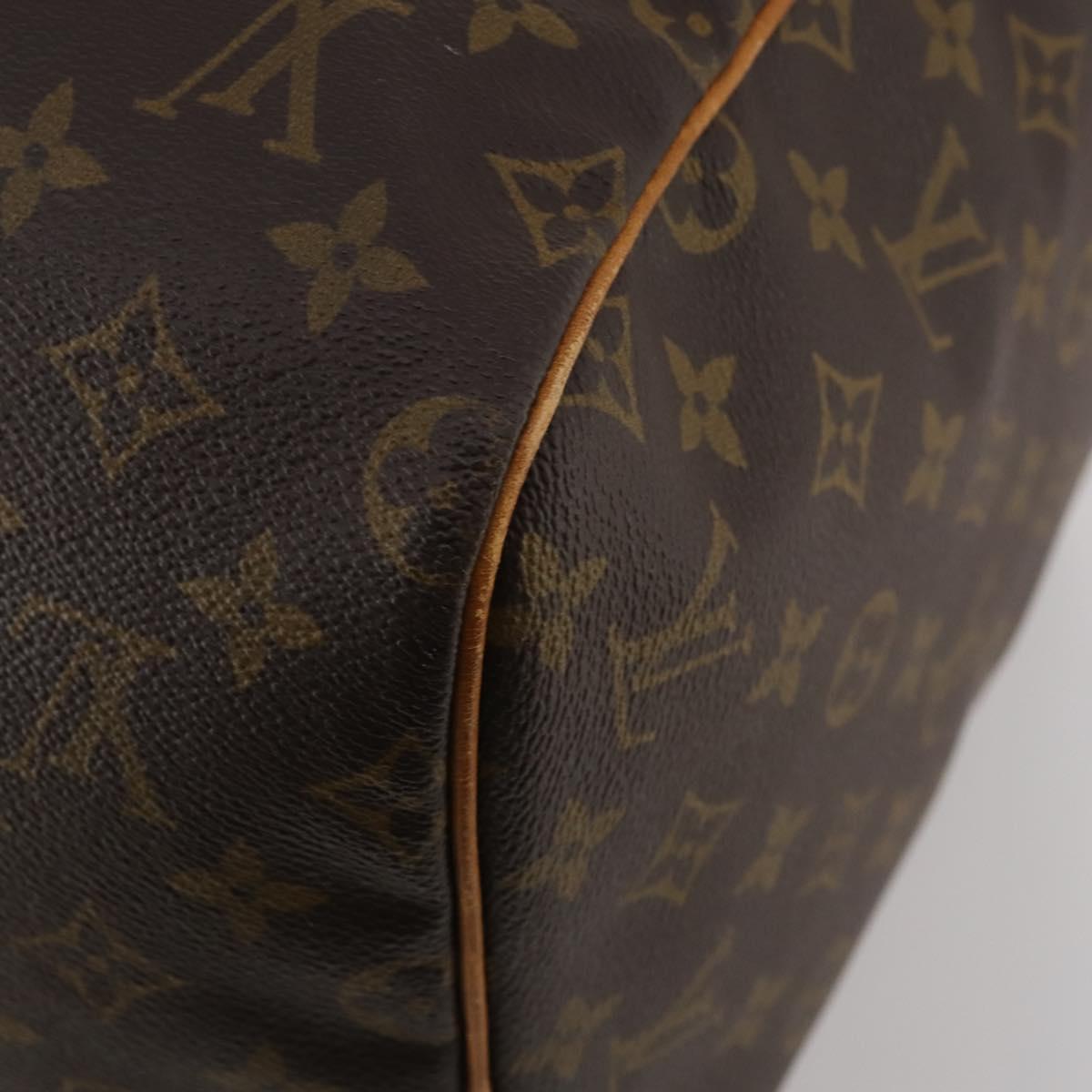 LOUIS VUITTON Monogram Sac Souple 55 Boston Bag M41622 LV Auth 185716A