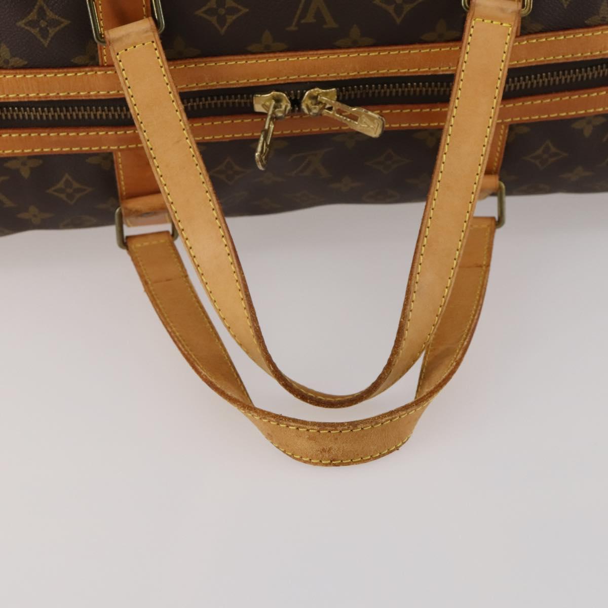 LOUIS VUITTON Monogram Sac Souple 55 Boston Bag M41622 LV Auth 185716A