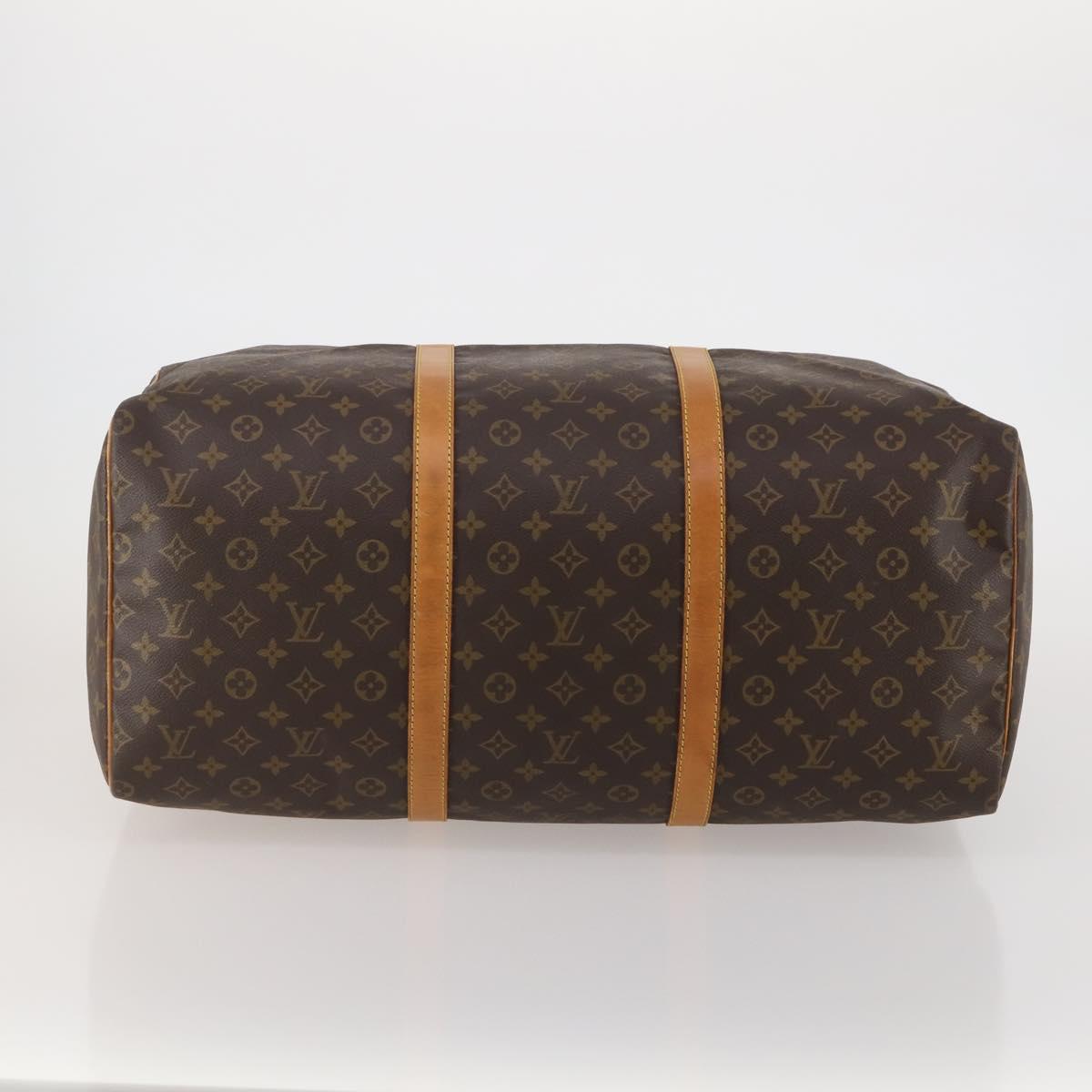 LOUIS VUITTON Monogram Sac Souple 55 Boston Bag M41622 LV Auth 185716A
