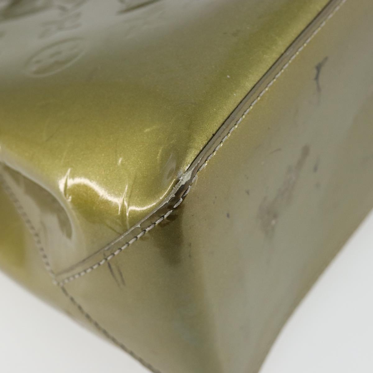 LOUIS VUITTON Vernis Wilshire PM Hand Bag Veil Amplession M91643 LV Auth 185720