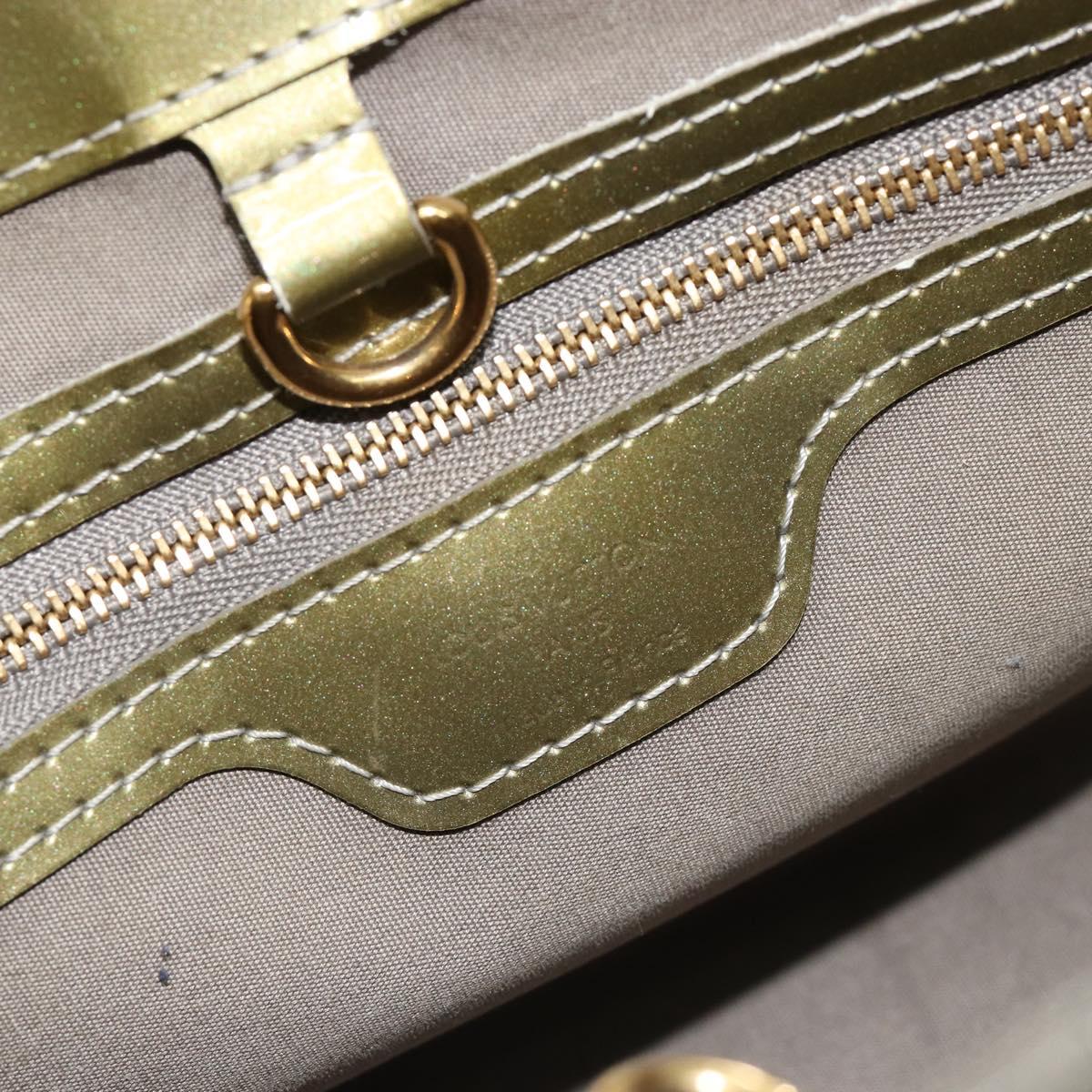 LOUIS VUITTON Vernis Wilshire PM Hand Bag Veil Amplession M91643 LV Auth 185720