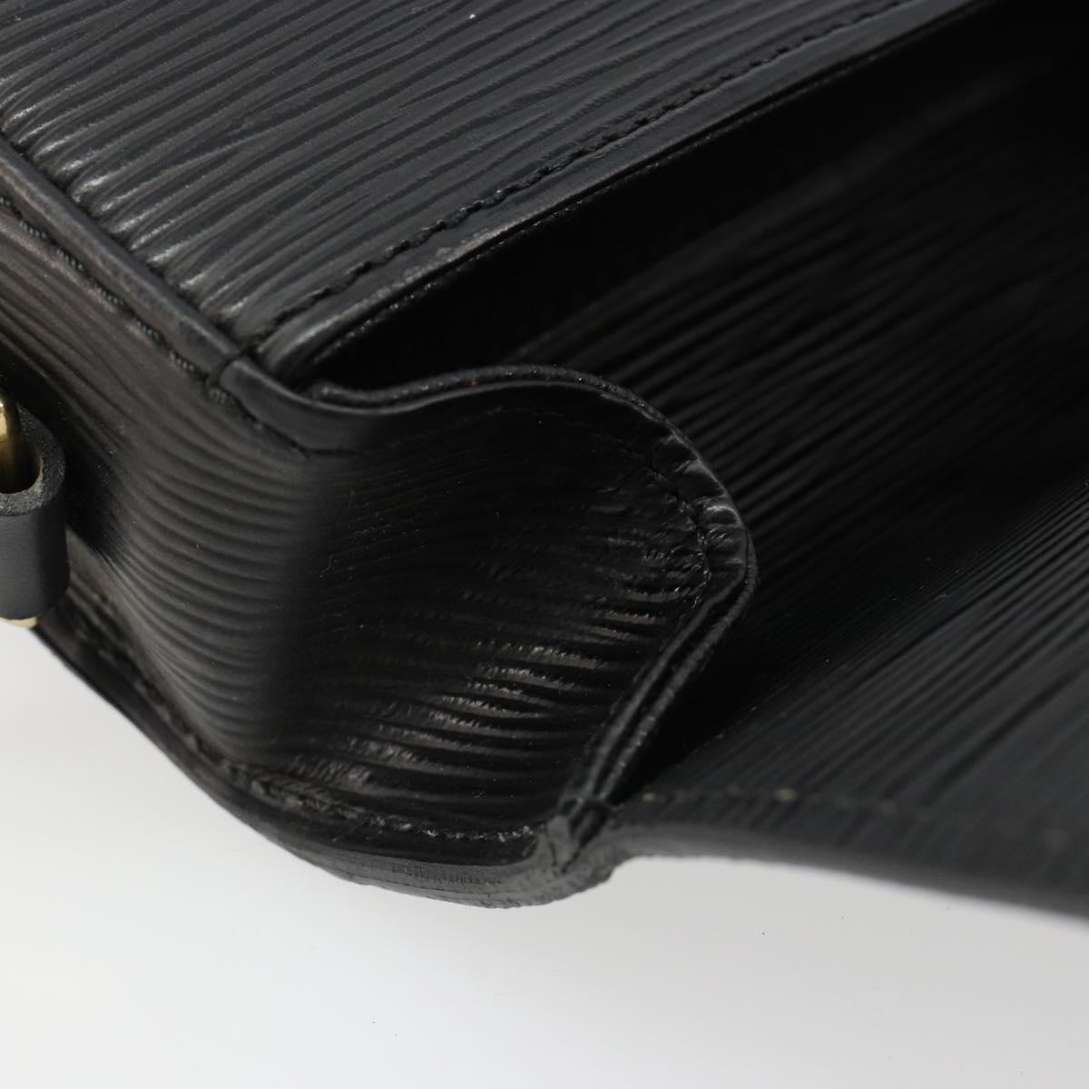 LOUIS VUITTON Epi Saint Cloud PM Shoulder Bag Black M52212 LV Auth 185722