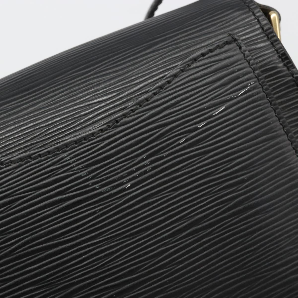 LOUIS VUITTON Epi Saint Cloud PM Shoulder Bag Black M52212 LV Auth 185722