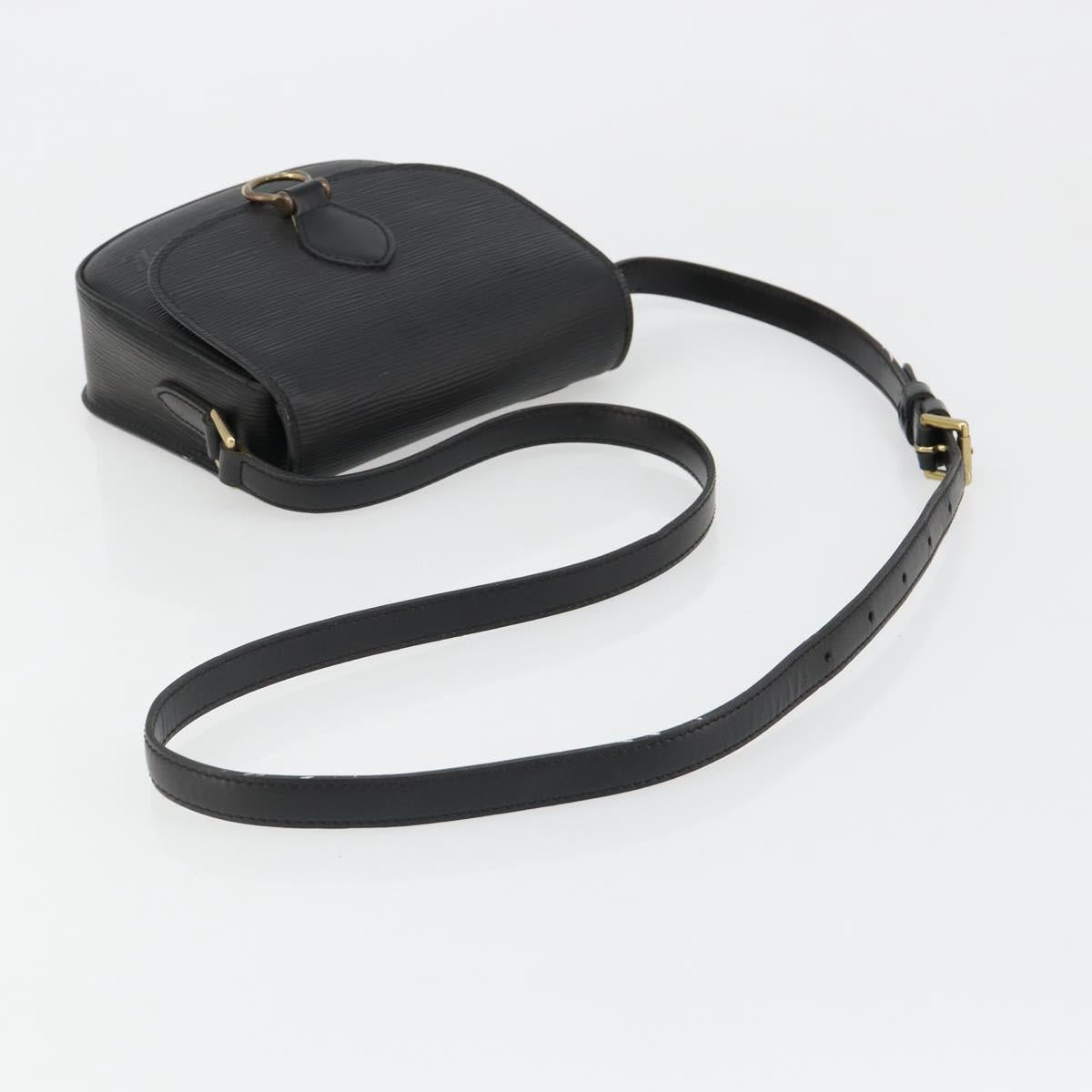 LOUIS VUITTON Epi Saint Cloud PM Shoulder Bag Black M52212 LV Auth 185722