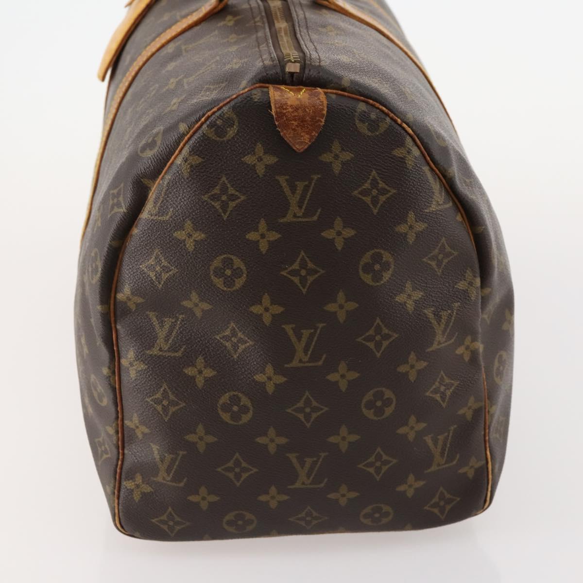 LOUIS VUITTON Monogram Keepall 50 Boston Bag M41426 LV Auth 185731
