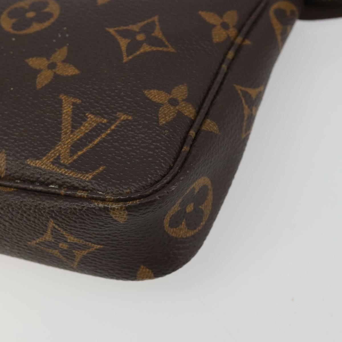 LOUIS VUITTON Monogram Pochette Accessoires Accessory Pouch M51980 Auth 185749