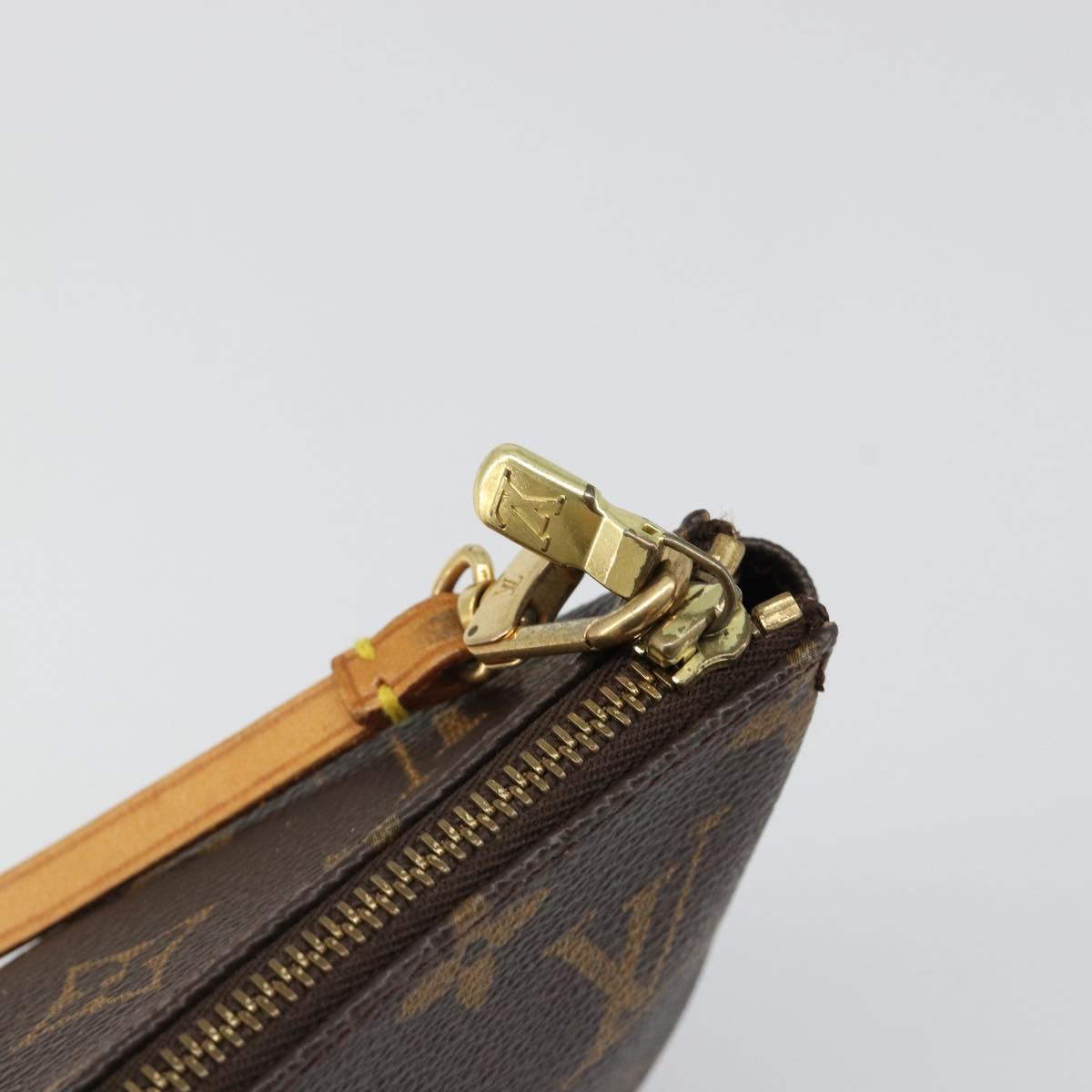 LOUIS VUITTON Monogram Pochette Accessoires Accessory Pouch M51980 Auth 185749