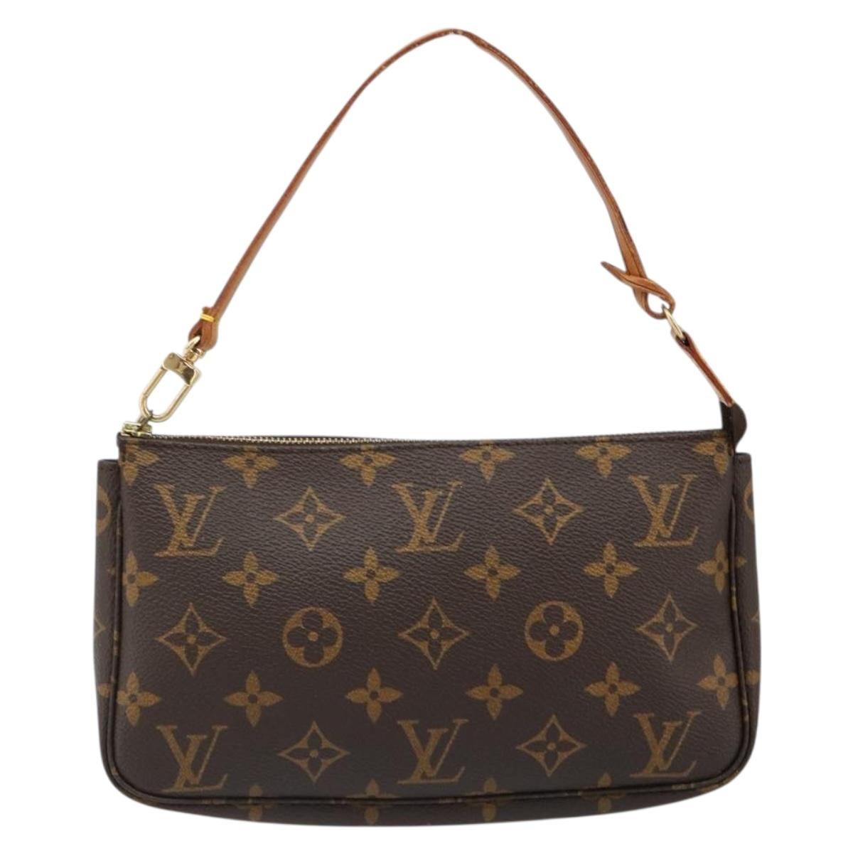 LOUIS VUITTON Monogram Pochette Accessoires Accessory Pouch M51980 Auth 185750A