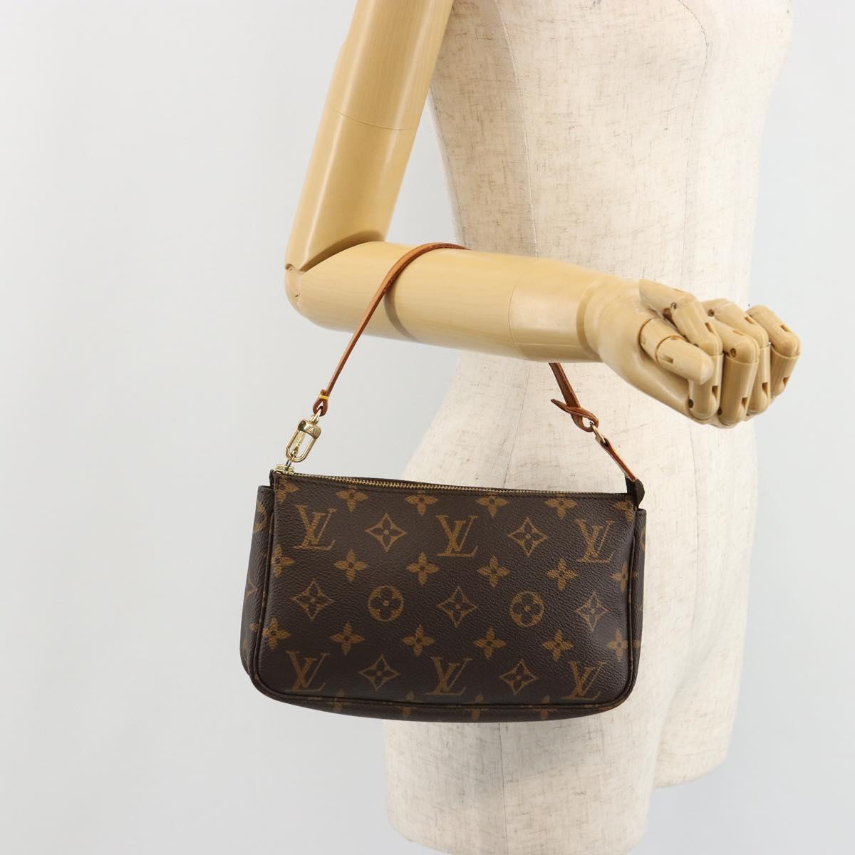 LOUIS VUITTON Monogram Pochette Accessoires Accessory Pouch M51980 Auth 185750A
