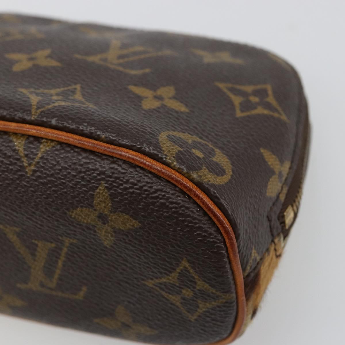 LOUIS VUITTON Monogram Leopard Azzedine Alaïa Alma Pouch M99032 LV Auth 185752A