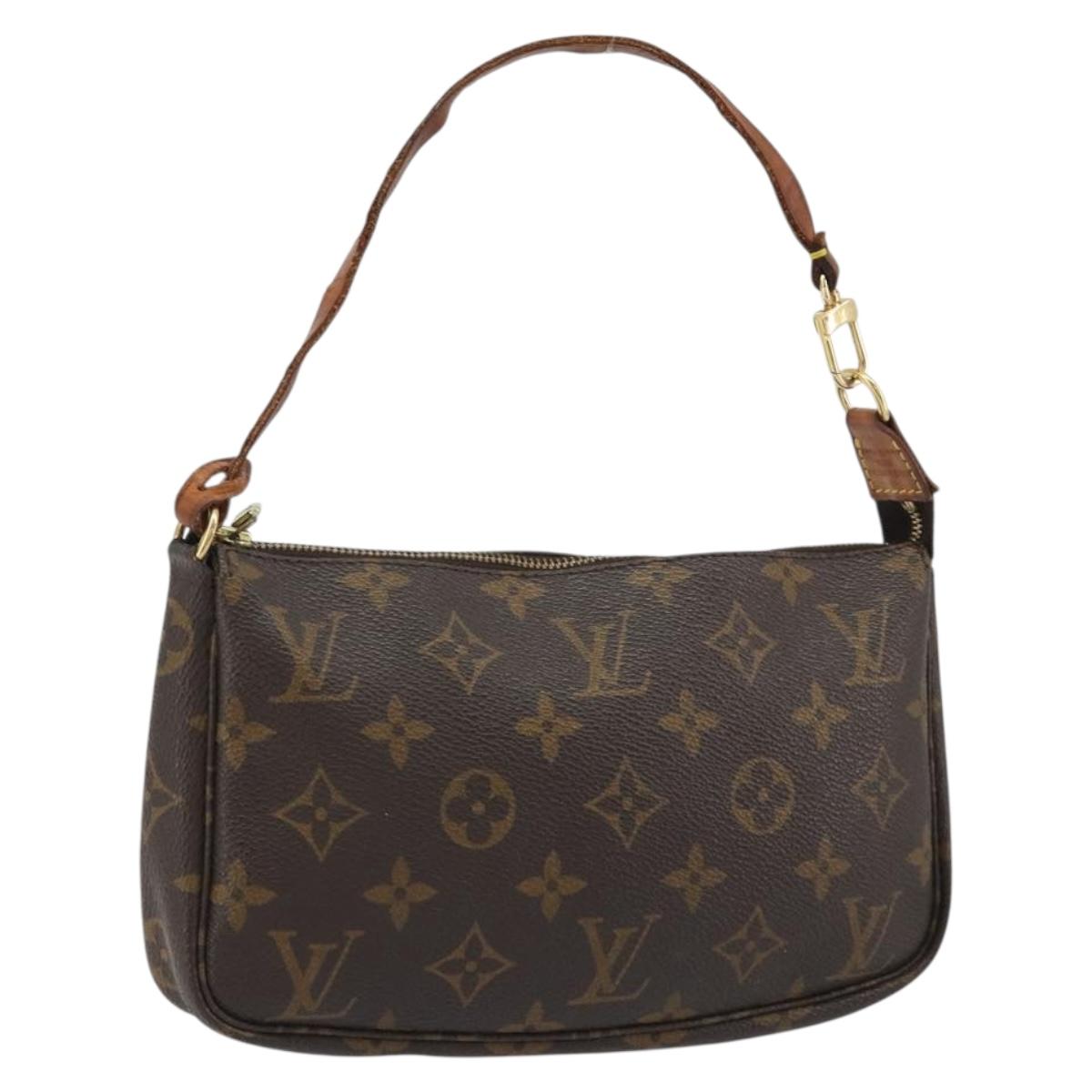 LOUIS VUITTON Monogram Pochette Accessoires Pouch M51980 LV Auth 185753A