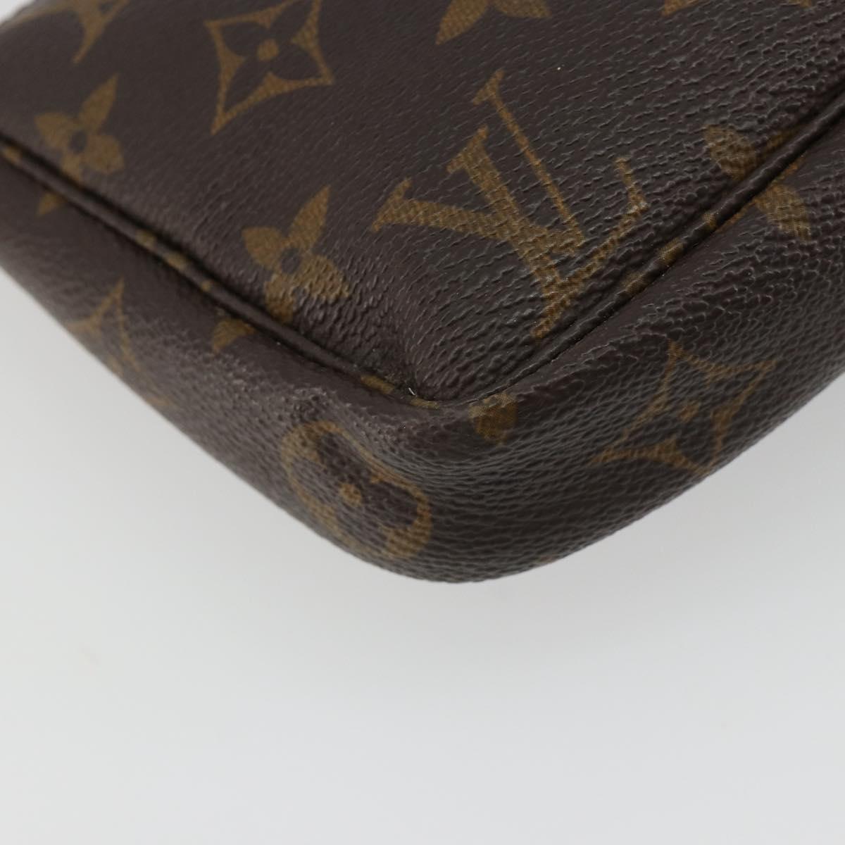 LOUIS VUITTON Monogram Pochette Accessoires Pouch M51980 LV Auth 185753A