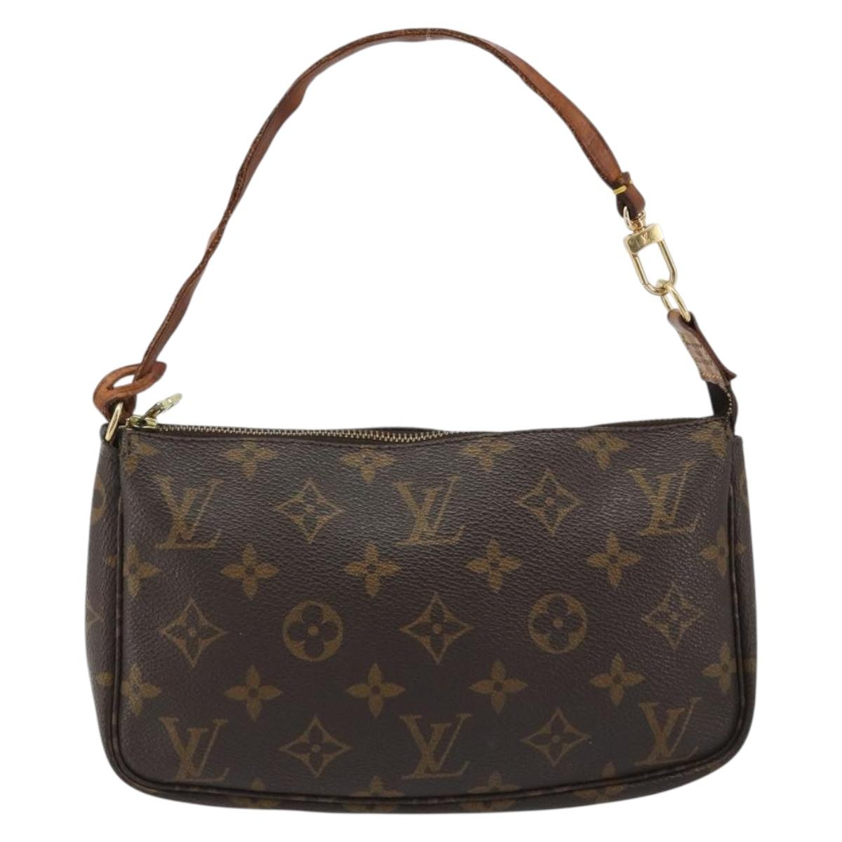 LOUIS VUITTON Monogram Pochette Accessoires Pouch M51980 LV Auth 185753A