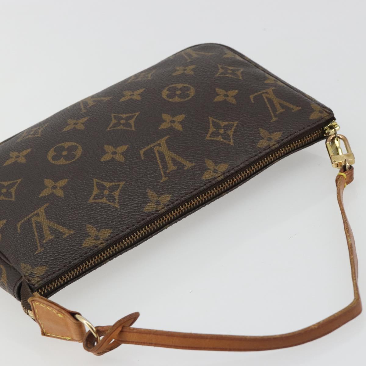 LOUIS VUITTON Monogram Pochette Accessoires Pouch M51980 LV Auth 185754A