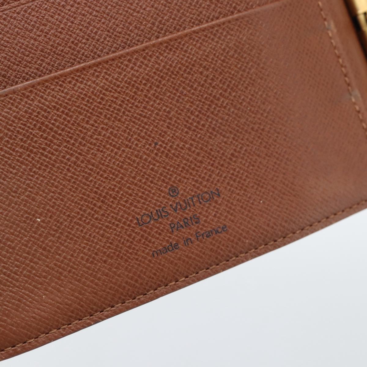 LOUIS VUITTON Monogram Agenda MM Day Planner Cover R20105 LV Auth 185755A