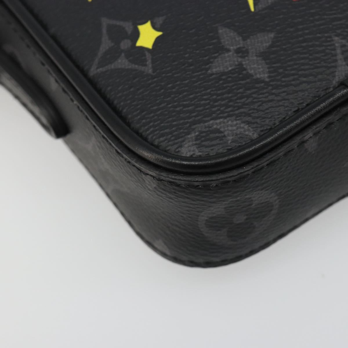 LOUIS VUITTON Monogram Eclipse Danube PPM Shoulder Bag M45928 LV Auth 185759M