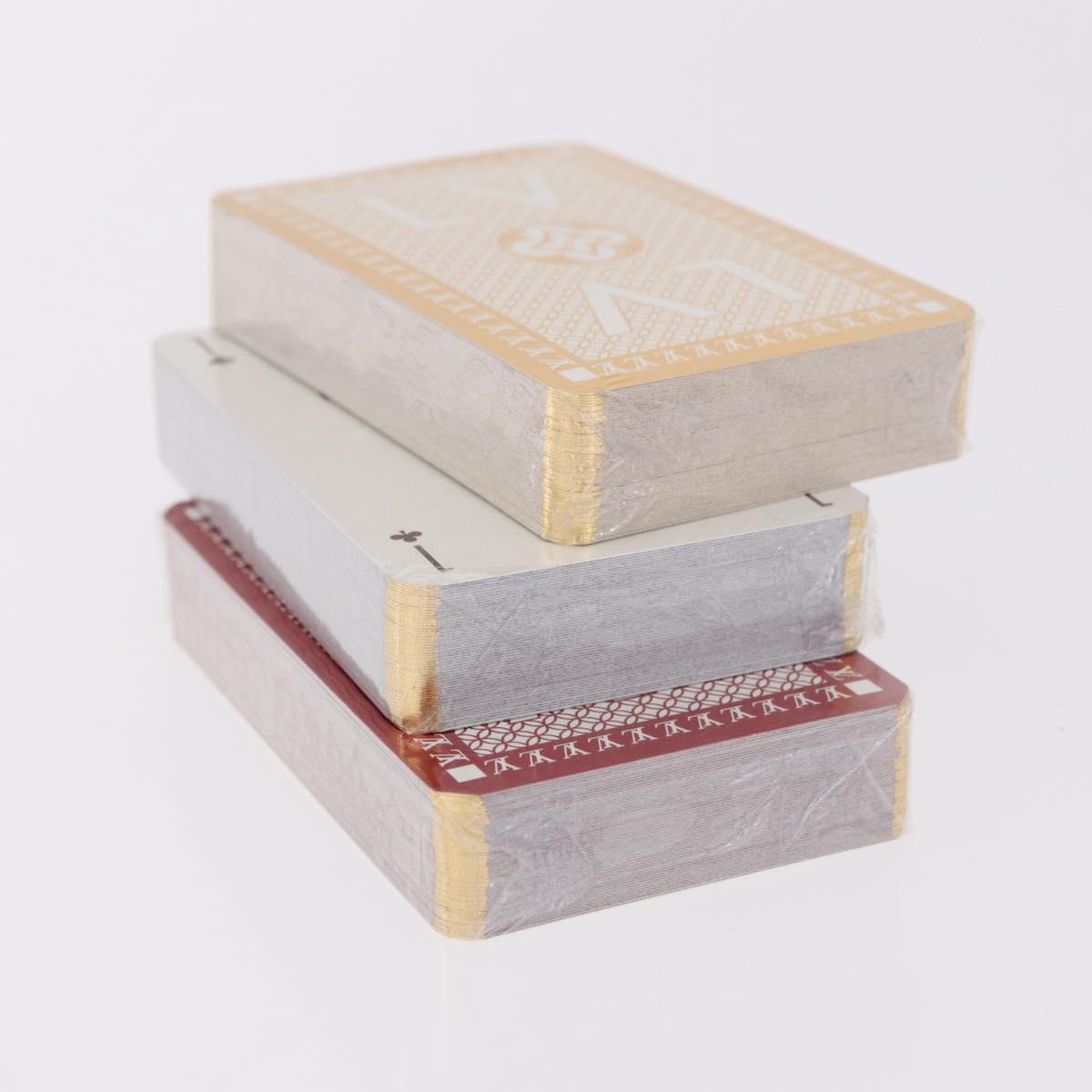 LOUIS VUITTON Cartes Toi Joux Playing Cards 3 Set Multicolor M65460 Auth 185762M