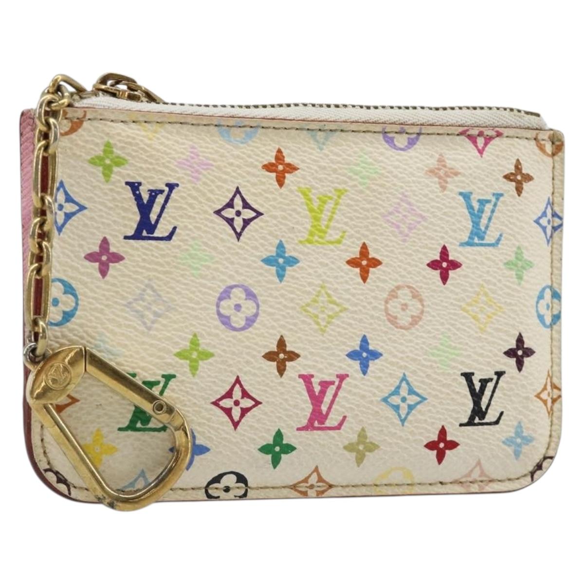 LOUIS VUITTON Monogram Multicolor Pochette Cles NM Purse M93734 LV Auth 185773