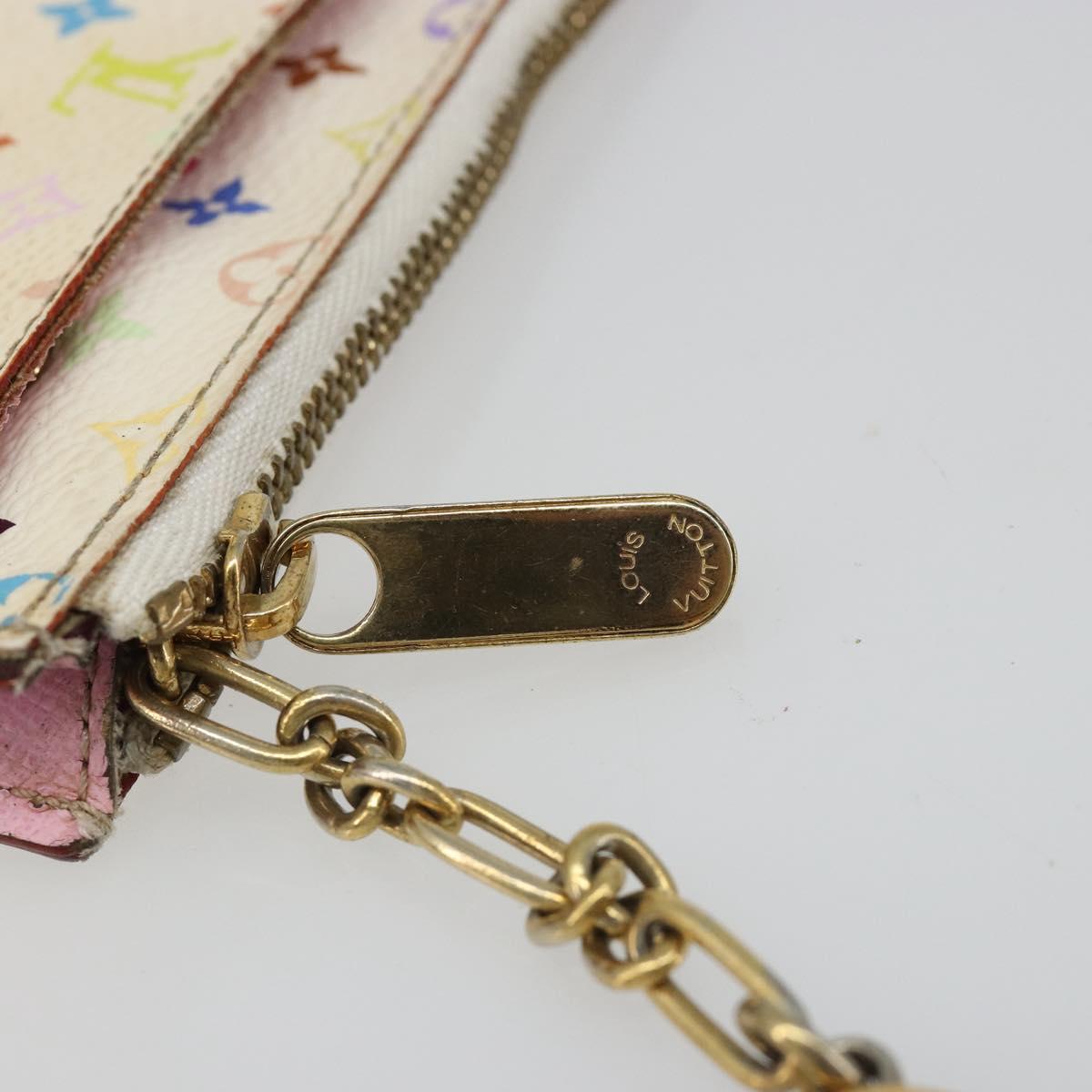 LOUIS VUITTON Monogram Multicolor Pochette Cles NM Purse M93734 LV Auth 185773