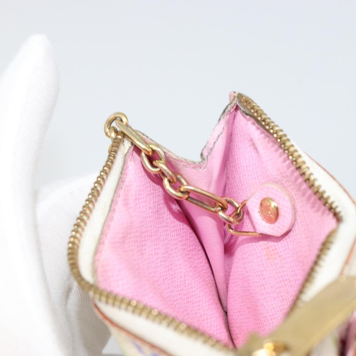 LOUIS VUITTON Monogram Multicolor Pochette Cles NM Purse M93734 LV Auth 185773