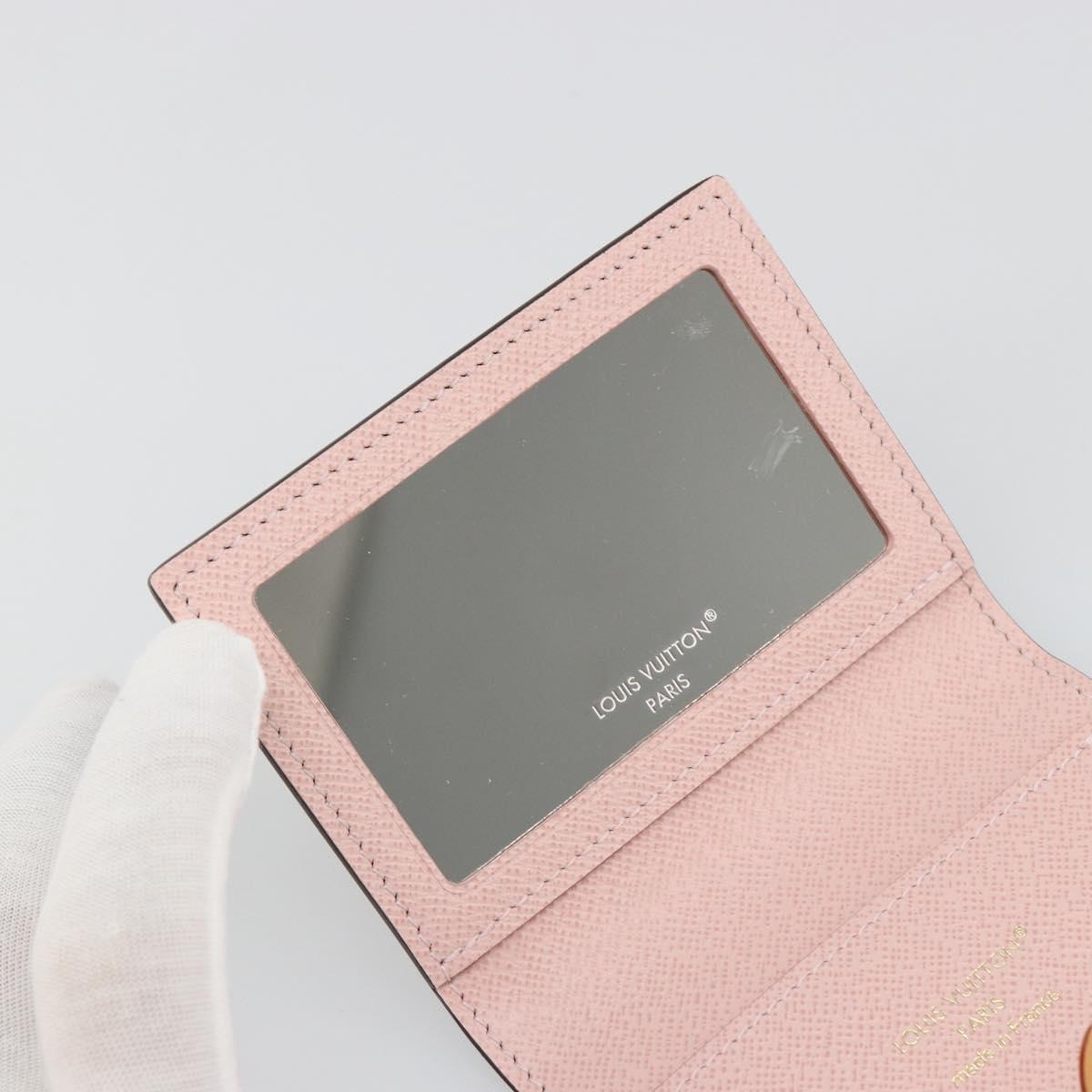 LOUIS VUITTON Monogram Mattifying Paper Case Hand Mirror LBC003 LV Auth 185778M