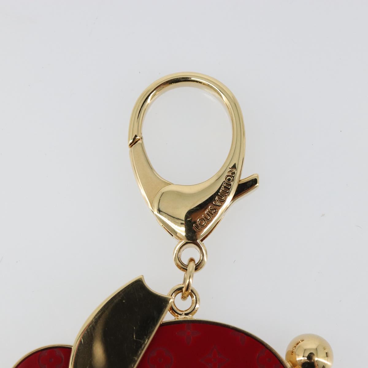 LOUIS VUITTON Bijoux Sac Animalia Lapin Charm metal Red M66129 LV Auth 185782M