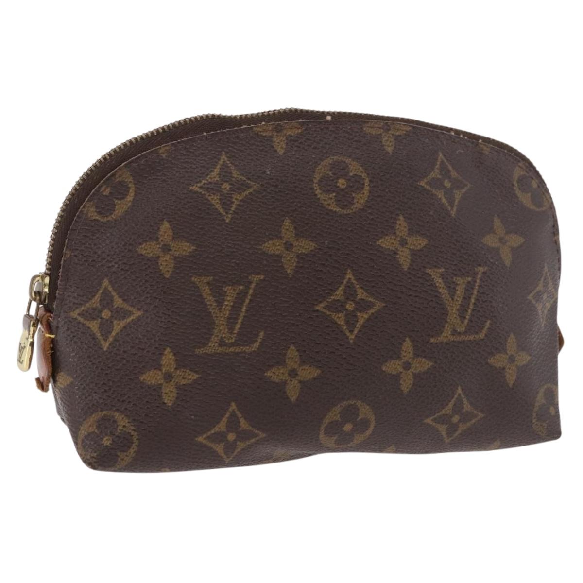 LOUIS VUITTON Monogram Pochette Cosmetic PM Pouch M43998 LV Auth 185800
