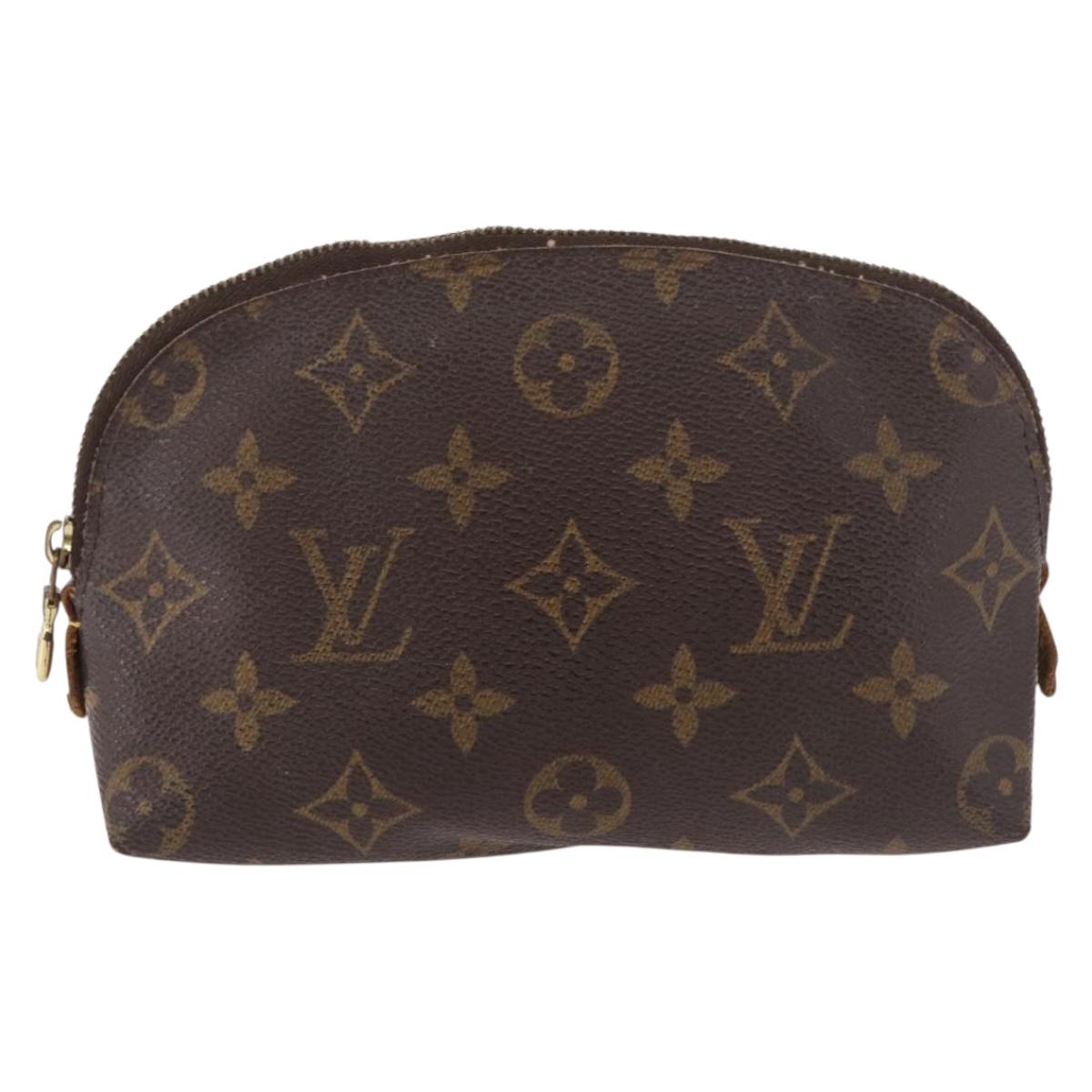LOUIS VUITTON Monogram Pochette Cosmetic PM Pouch M43998 LV Auth 185800