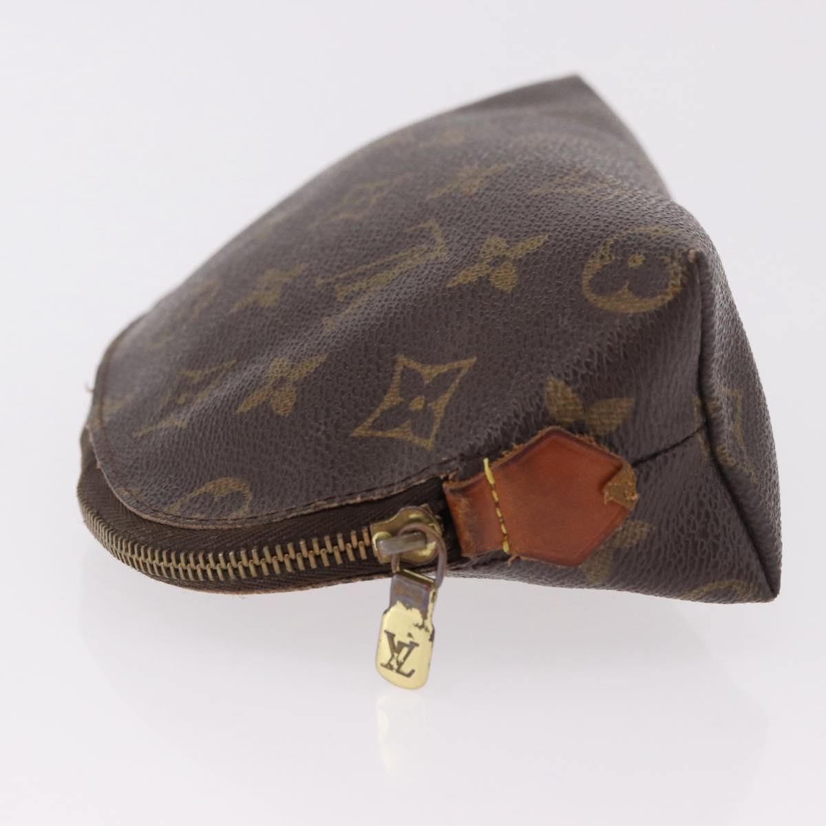 LOUIS VUITTON Monogram Pochette Cosmetic PM Pouch M43998 LV Auth 185800