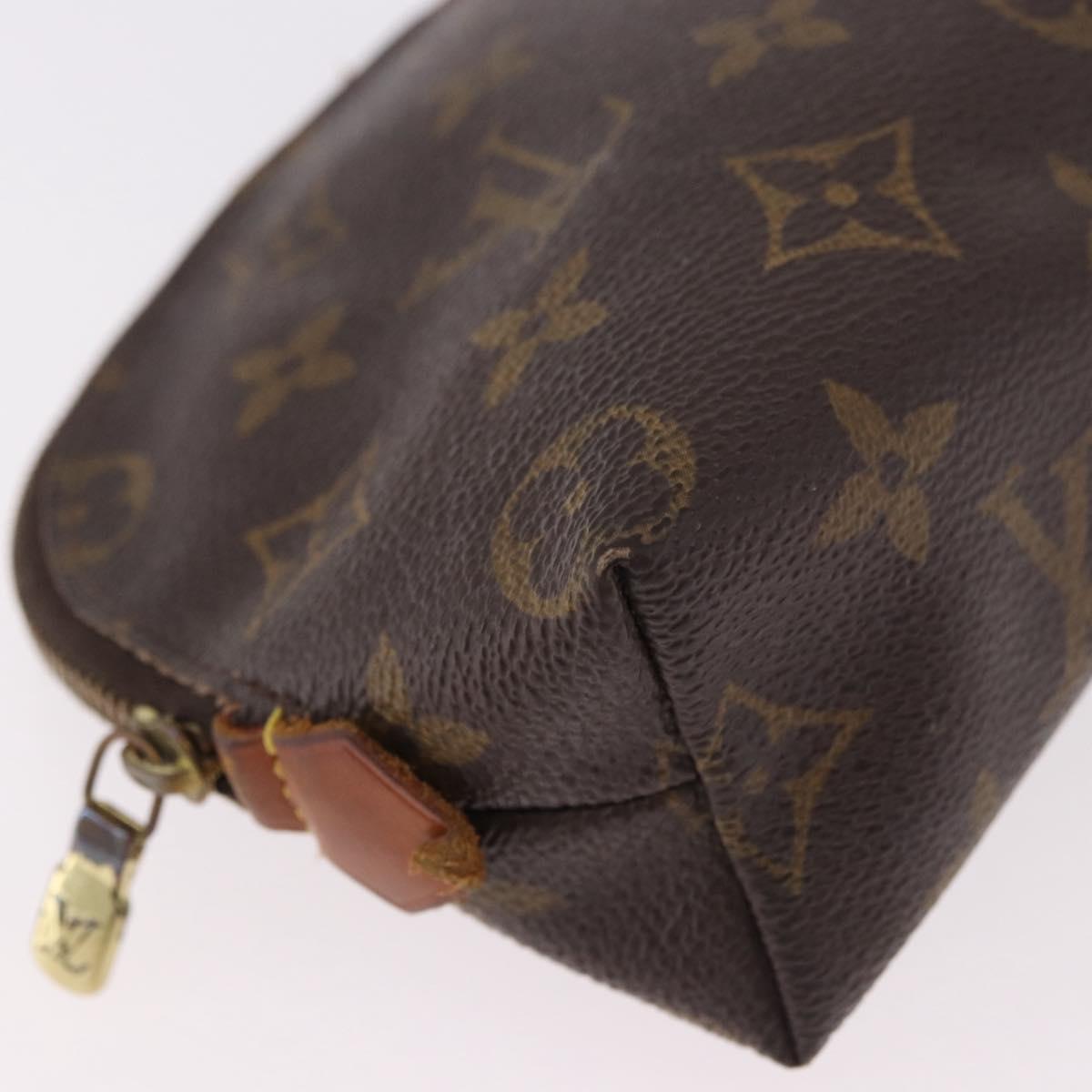 LOUIS VUITTON Monogram Pochette Cosmetic PM Pouch M43998 LV Auth 185800