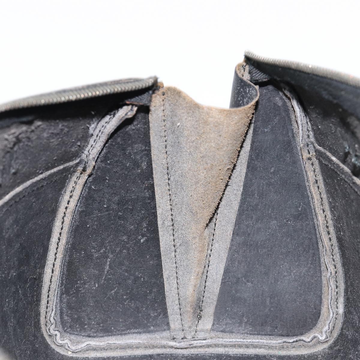 Miu Miu Hand Bag Leather Black Auth 185814A