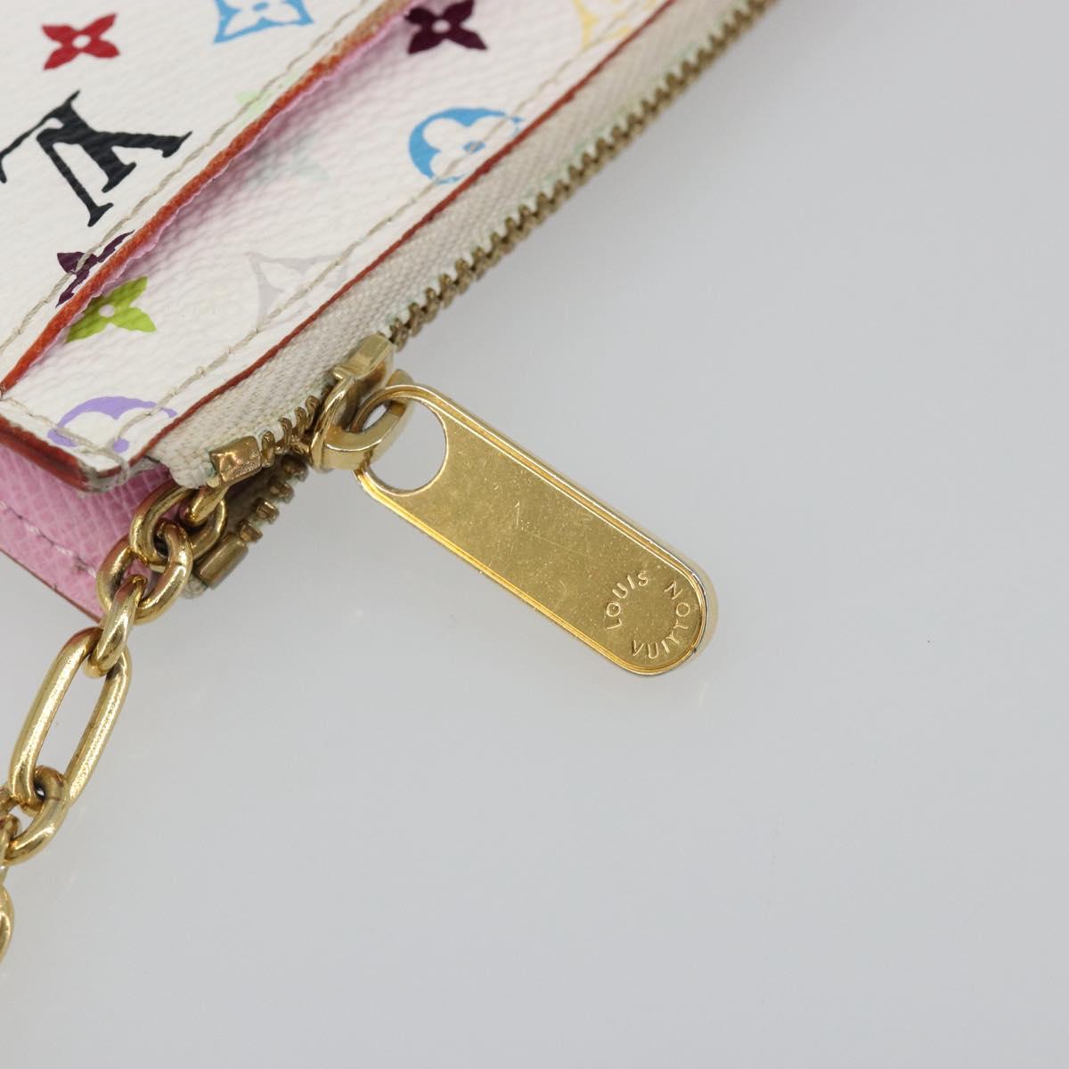 LOUIS VUITTON Monogram Multicolor Pochette Cles NM Purse M93734 LV Auth 185867A