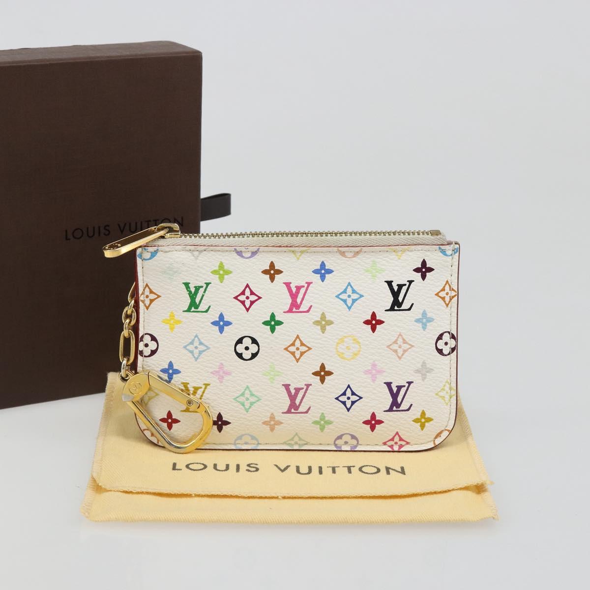LOUIS VUITTON Monogram Multicolor Pochette Cles NM Purse M93734 LV Auth 185867A