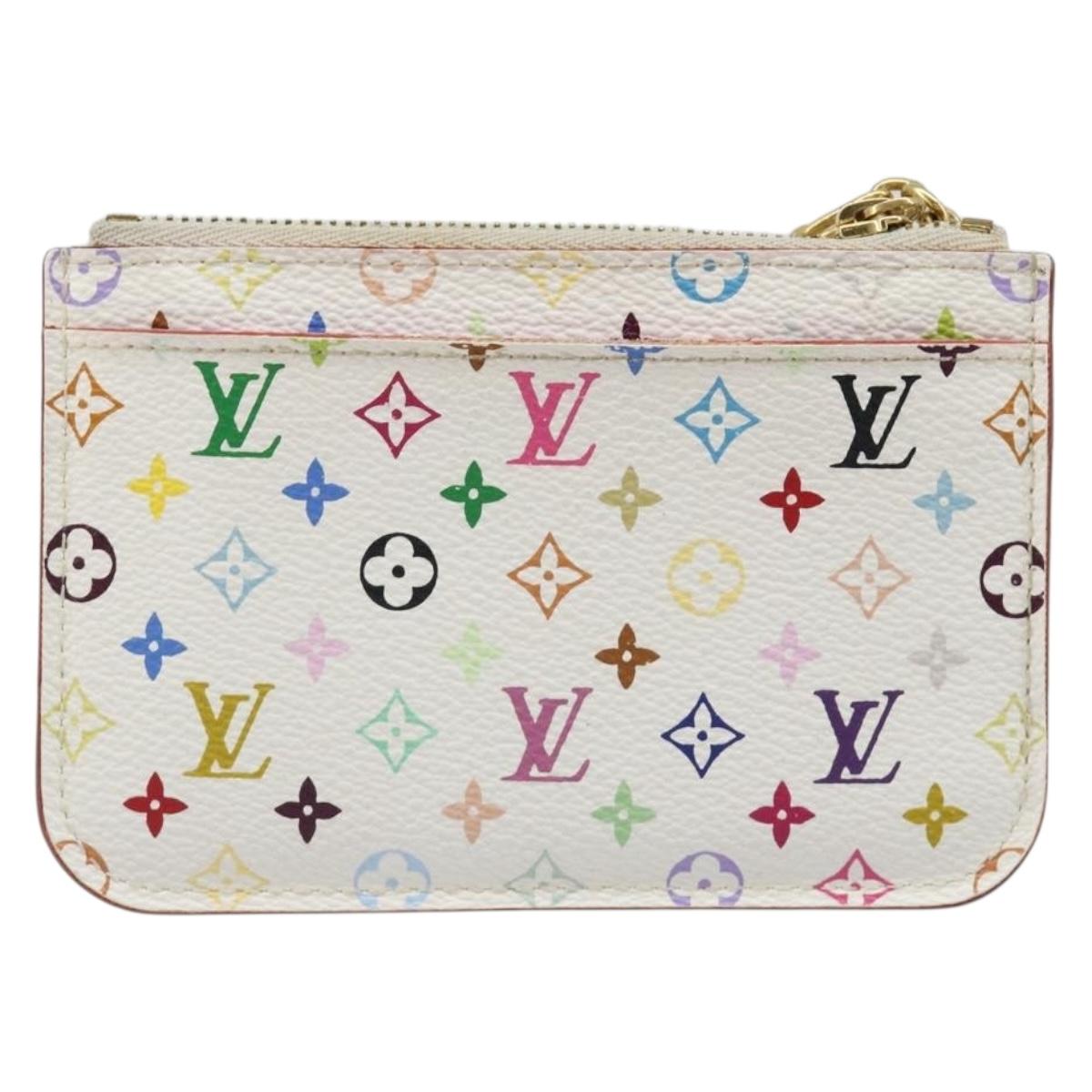 LOUIS VUITTON Monogram Multicolor Pochette Cles NM Purse M93734 LV Auth 185867A