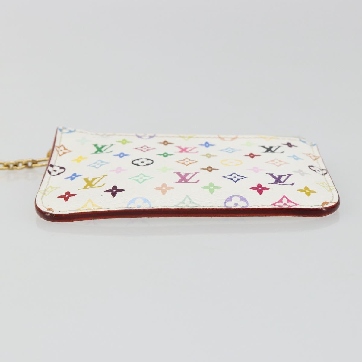 LOUIS VUITTON Monogram Multicolor Pochette Cles NM Purse M93734 LV Auth 185867A
