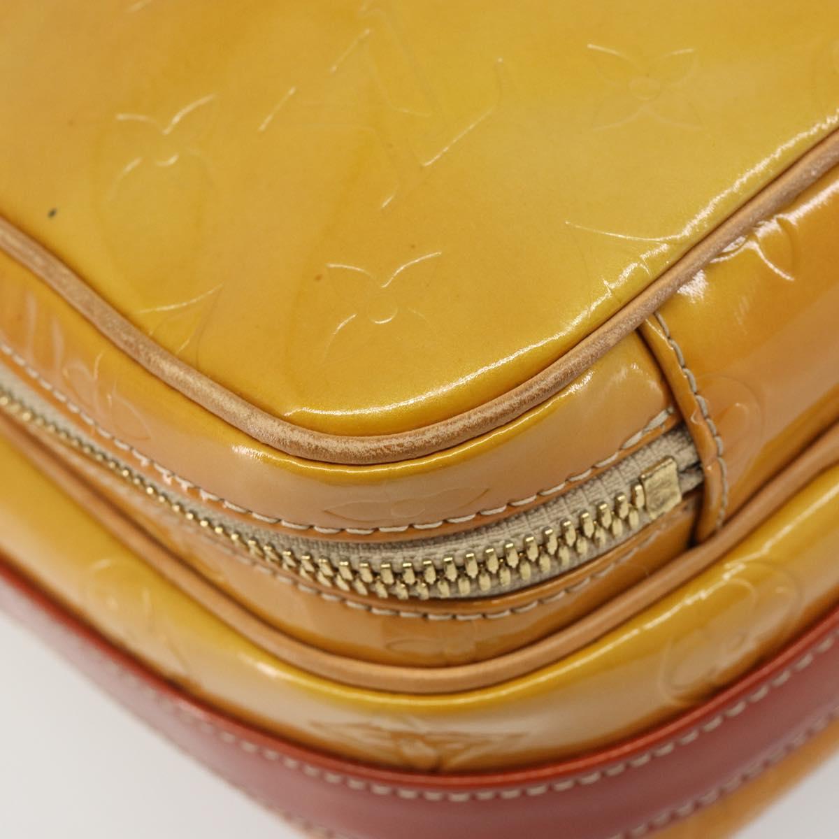 LOUIS VUITTON Monogram Vernis Wooster Shoulder Bag Beige LV Auth 185903