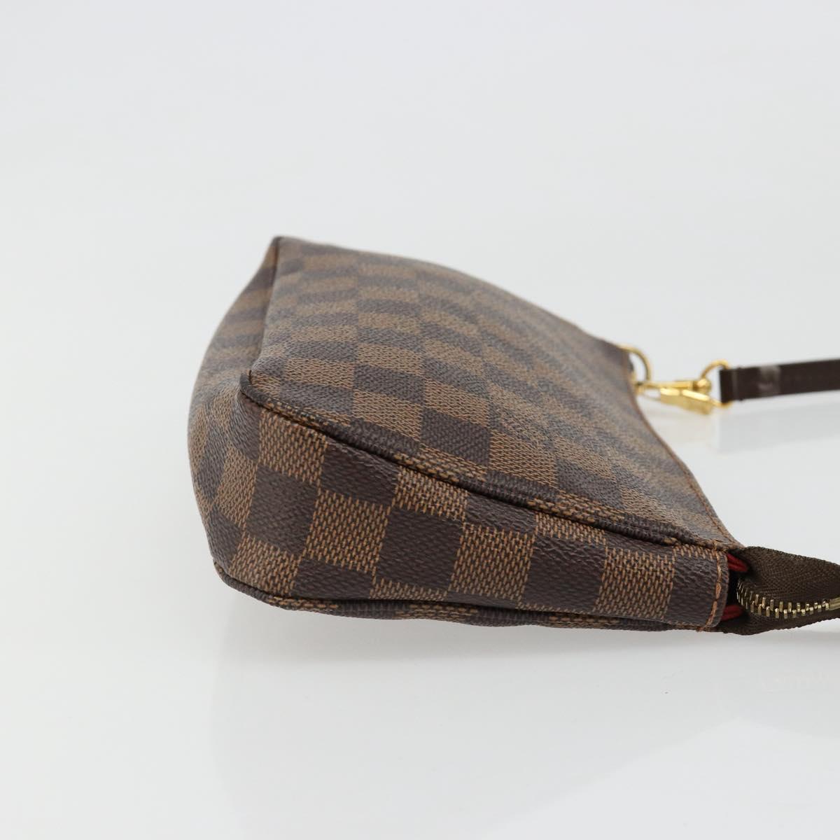 LOUIS VUITTON Damier Ebene Pochette Accessoires Pouch N41206 LV Auth 185906A