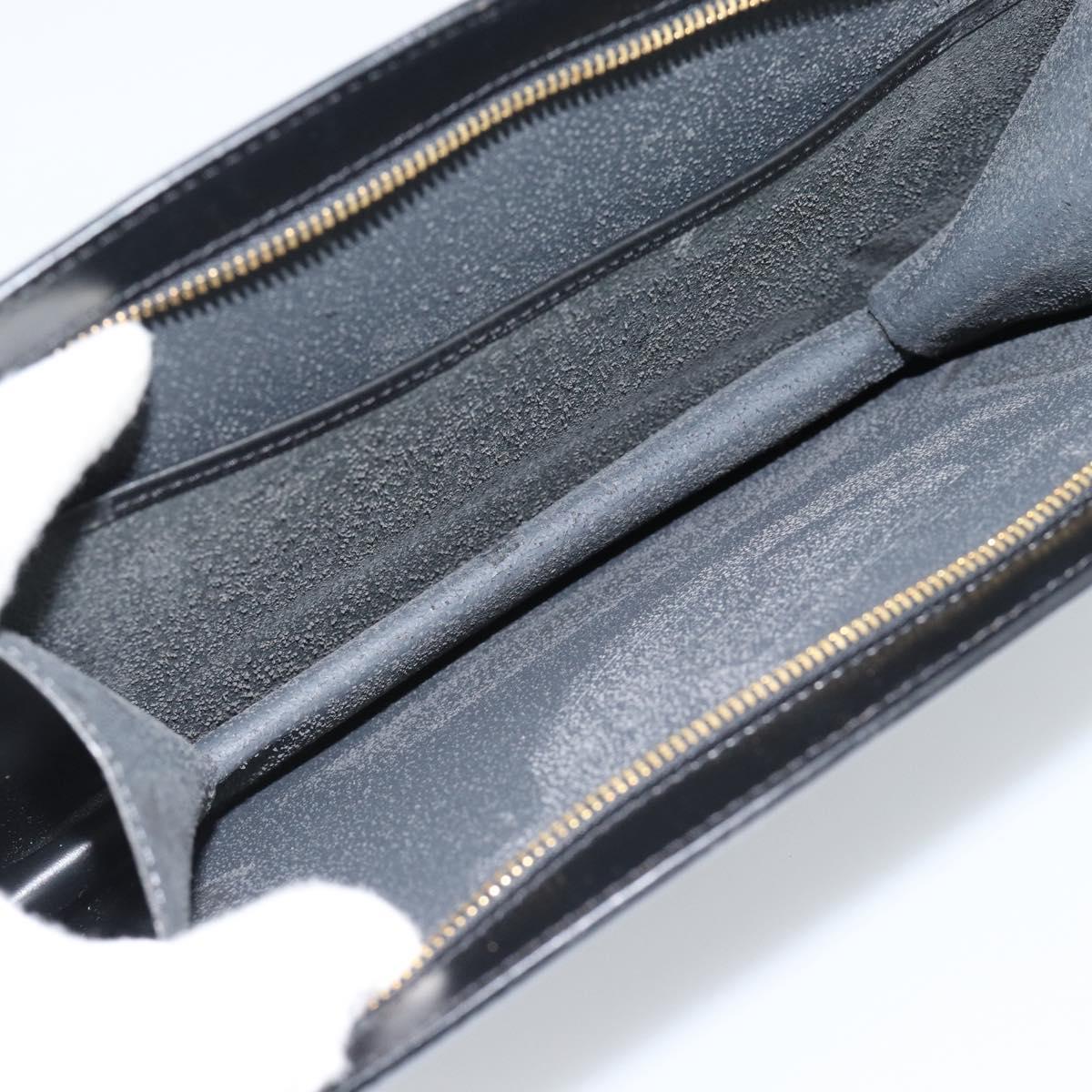 LOUIS VUITTON Epi Trousse Crete Pouch Black M48402 LV Auth 185918