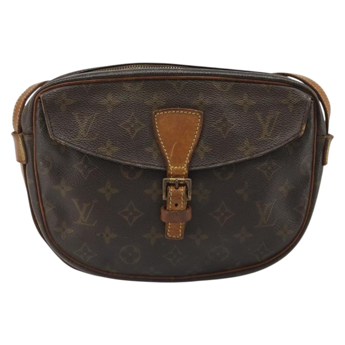 LOUIS VUITTON Monogram Jeune Fille MM Shoulder Bag M51226 LV Auth 185920