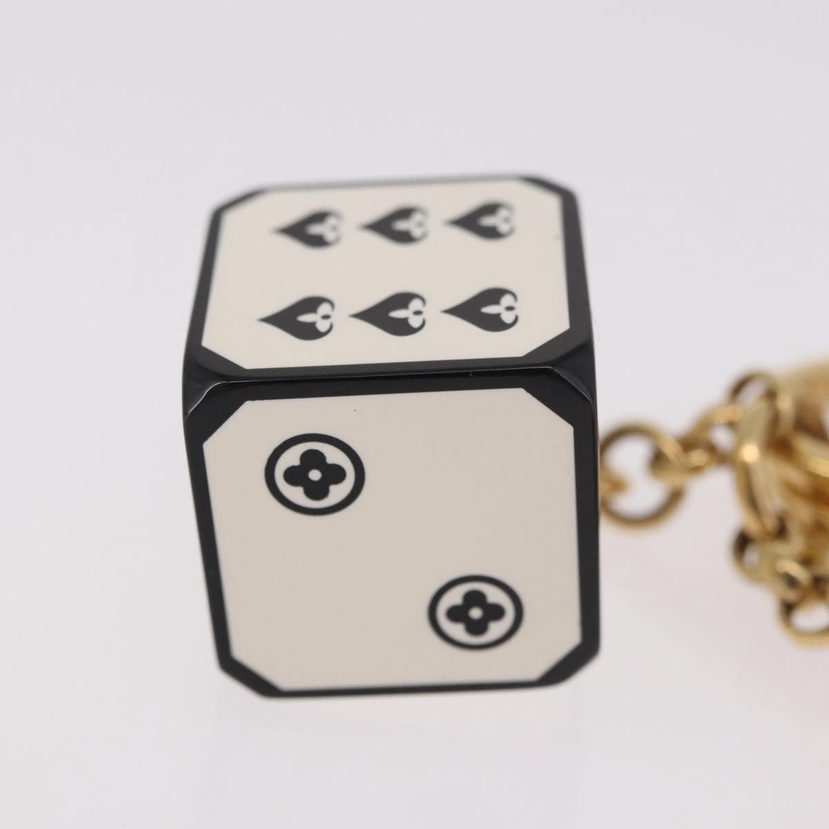 LOUIS VUITTON Metal Porte Cles Game On Key Holder White MP2913 LV Auth 185933M