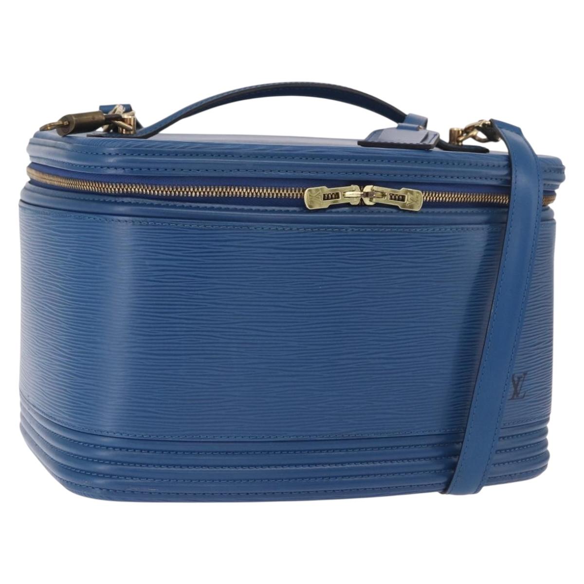 LOUIS VUITTON Epi Nice Hand Bag 2way Toledo Blue M48015 LV Auth 185939SV