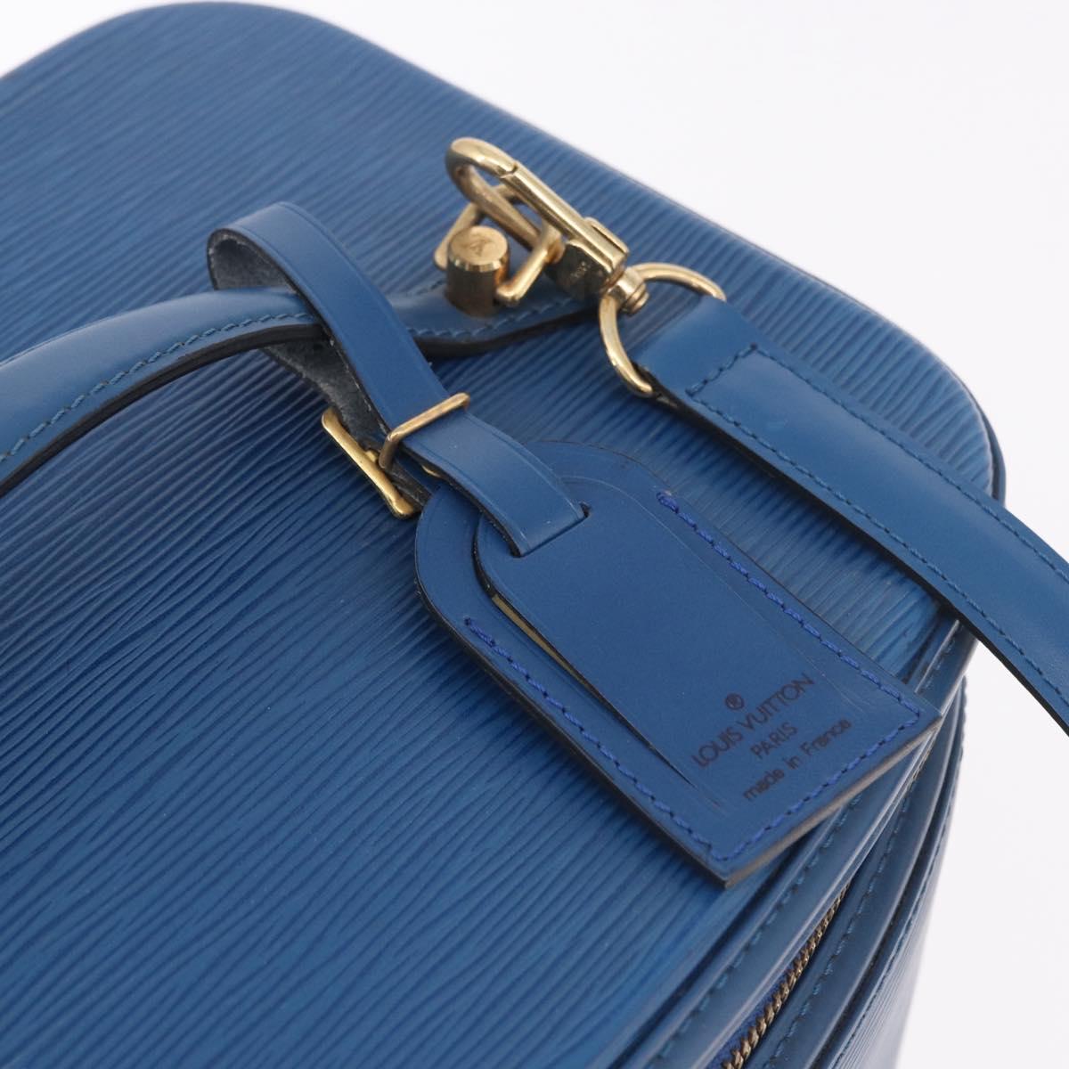 LOUIS VUITTON Epi Nice Hand Bag 2way Toledo Blue M48015 LV Auth 185939SV