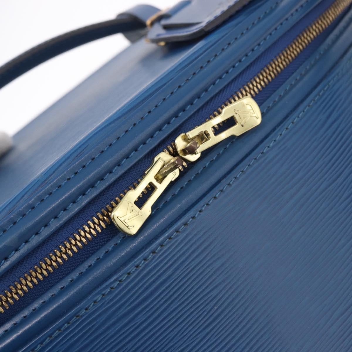 LOUIS VUITTON Epi Nice Hand Bag 2way Toledo Blue M48015 LV Auth 185939SV