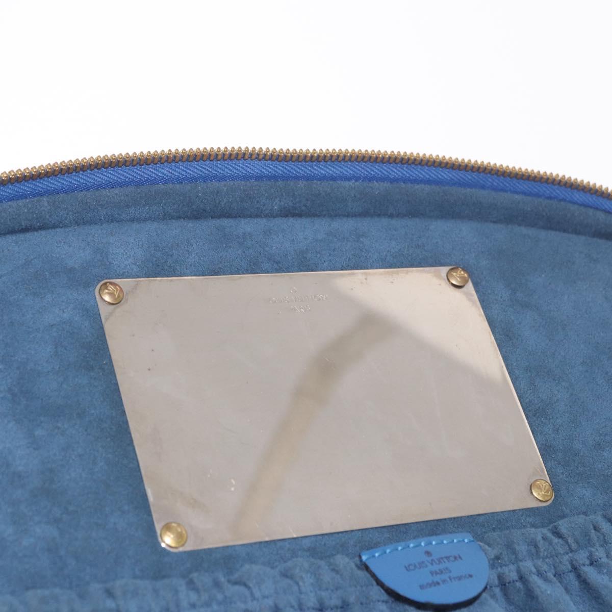 LOUIS VUITTON Epi Nice Hand Bag 2way Toledo Blue M48015 LV Auth 185939SV