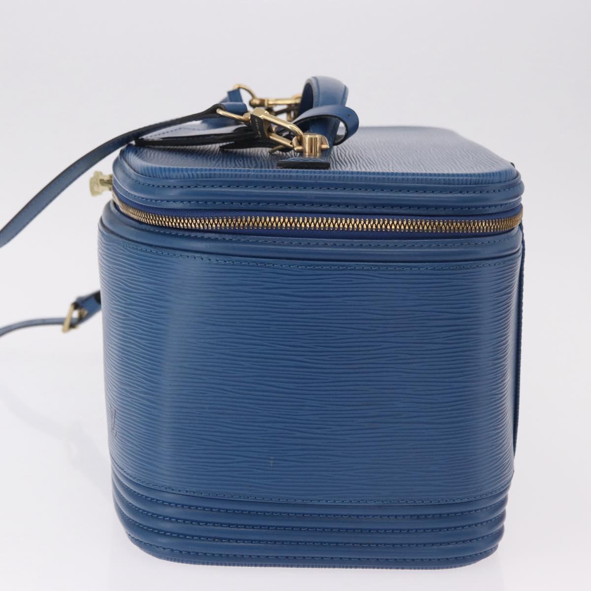 LOUIS VUITTON Epi Nice Hand Bag 2way Toledo Blue M48015 LV Auth 185939SV