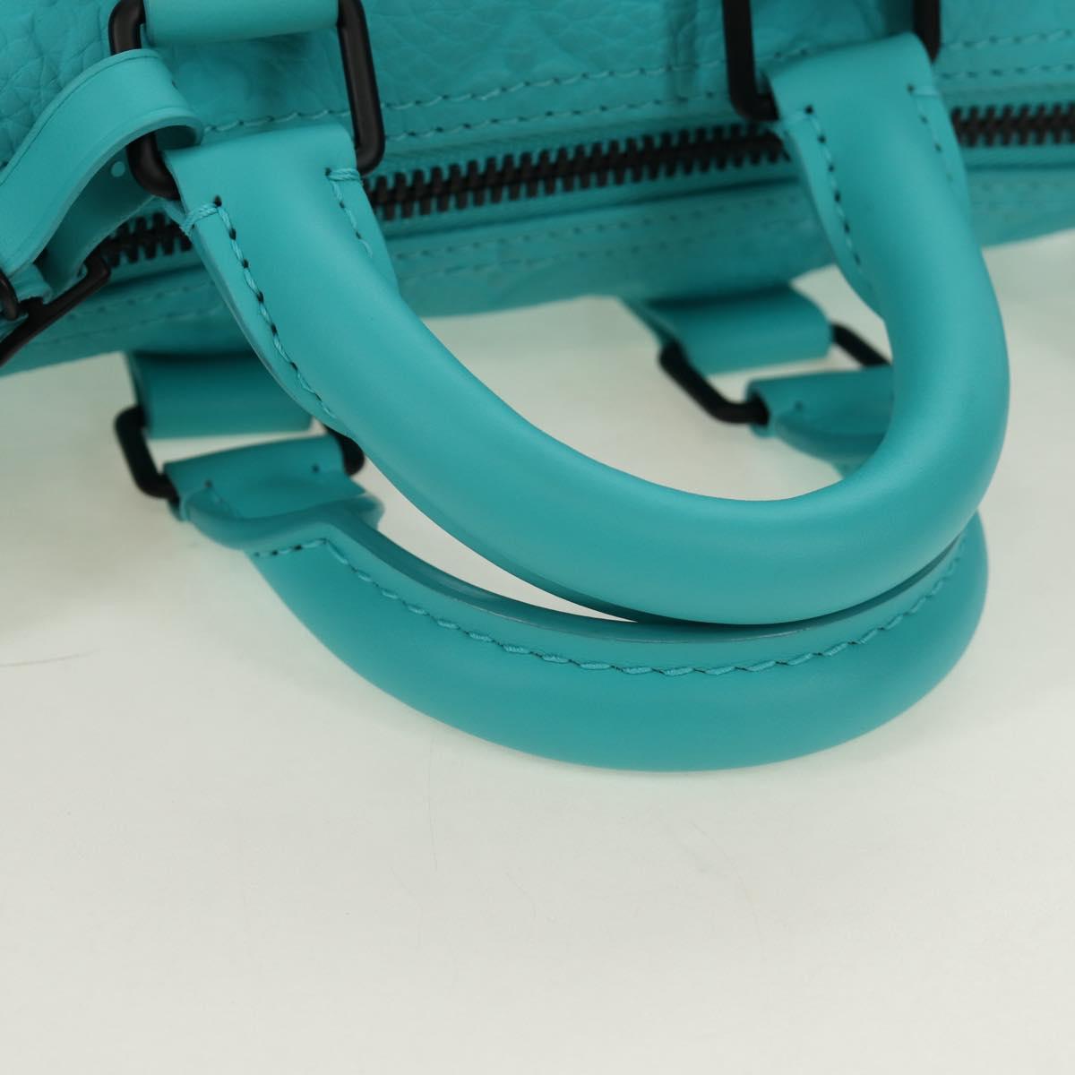 LOUIS VUITTON Taurillon Clemence Keepall Bandouliere 25 Bag M11996 Auth 185940SM