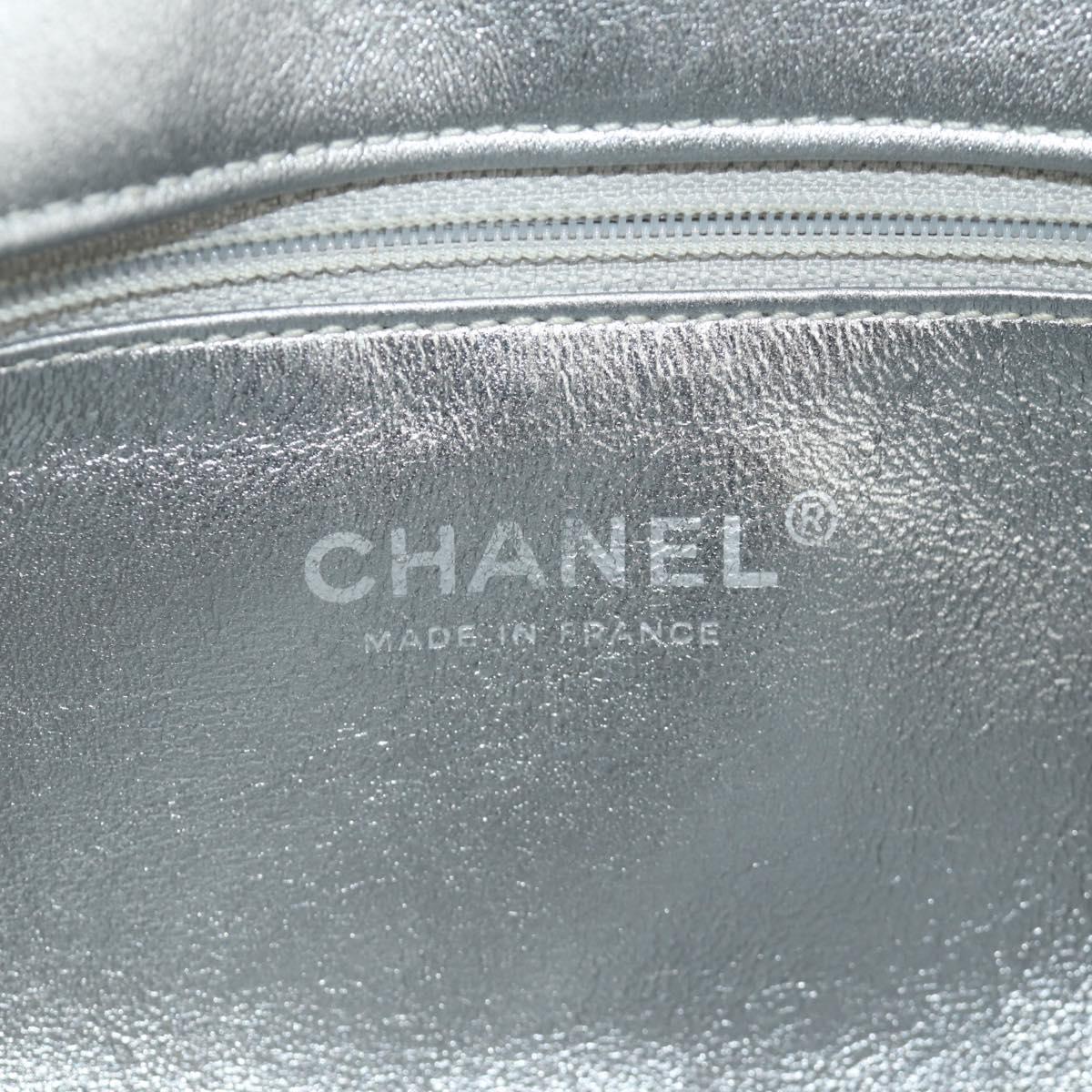 CHANEL Chain Matelasse 23 Shoulder Bag tweed Pink Silver CC Auth 185953SAM