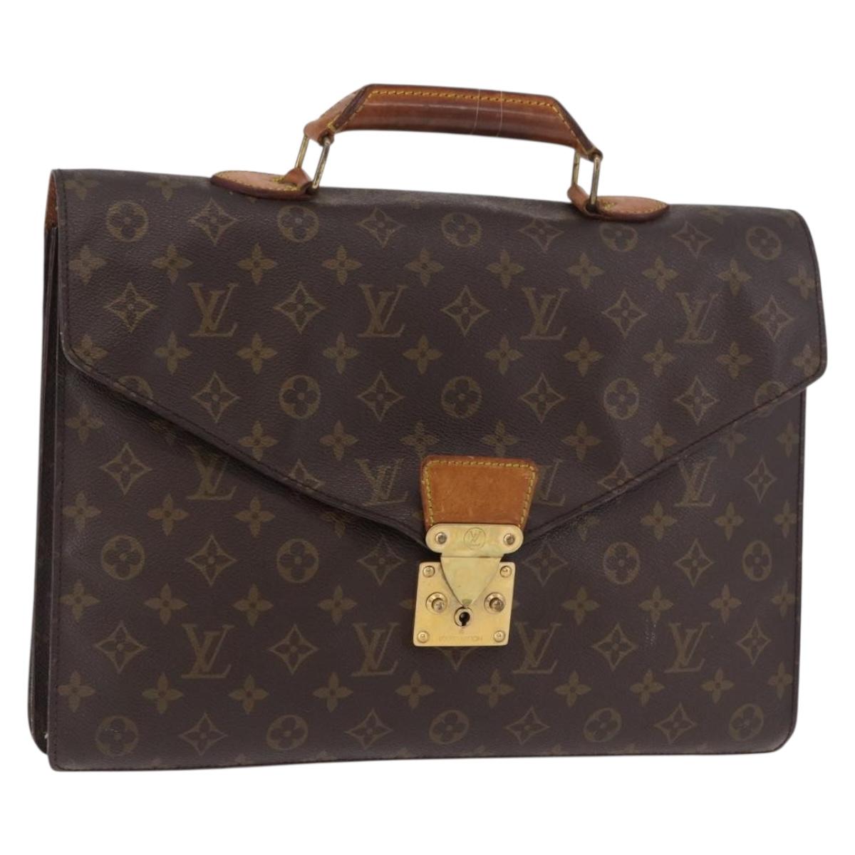 LOUIS VUITTON Monogram Serviette Conseiller Briefcase M53331 LV Auth 185967